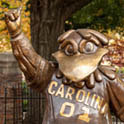 Bronze statue of Cocky