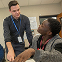 Teacher and student