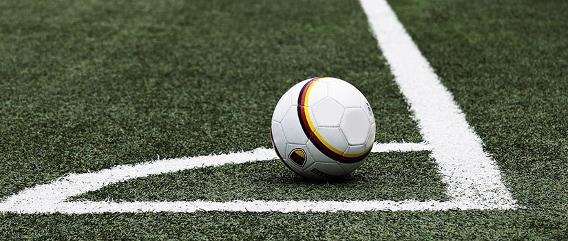 Soccer ball on field